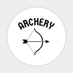 Simple Bow And Arrow Archery Archer Magnet